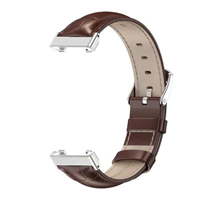 Echt leren bandje - Donkerbruin - Xiaomi Smart band 7 Pro Echt leren bandje - Donkerbruin - Xiaomi Smart band 7 Pro