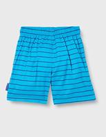 Playshoes zwemshort Strepen Aquablauw-158-164 - thumbnail