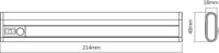OSRAM HOMELIGHTING Linear LED Mobile Battery 200 White 4099854497339 LED-onderbouwlamp - thumbnail