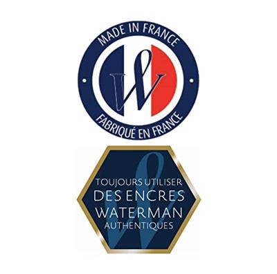 Waterman inktpatronen Standard blauw-zwart, pak van 8 stuks