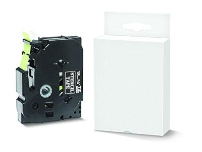 Brother STe-141 Labeltape sjabloon Tapekleur: Transparant Tekstkleur: Wit 18 mm 3 m