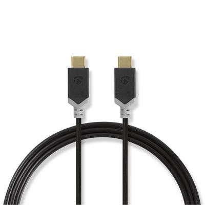 Nedis USB-Kabel | USB-C Male naar USB-C Male | 5 Gbps | 1 m | 1 stuks - CCBW64700AT10 CCBW64700AT10