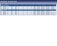 Remschoenset, parkeerrem ADA104108 - thumbnail