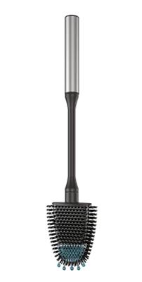 Metaltex Cleany Toiletborstel + Houder 13x8x47 cm Zwart/RVS