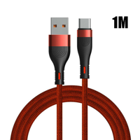 USB-C naar USB 3.0 Kabel - Rood - 1 meter - thumbnail