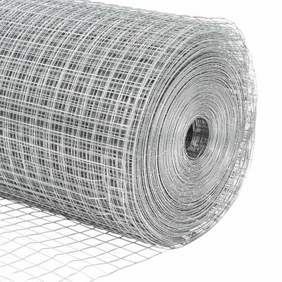 VidaXL Gelaste draadhek zilver 0.6 x 10 m