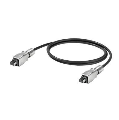 Weidmüller 1103670015 RJ45 Netwerkkabel, patchkabel CAT 5e U/UTP 1.50 m Groen Vlambestendig, Snagless 1 stuk(s)