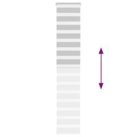 VidaXL Zebra rolgordijn 40x230 cm stofbreedte 35,9 cm lichtgrijs - thumbnail