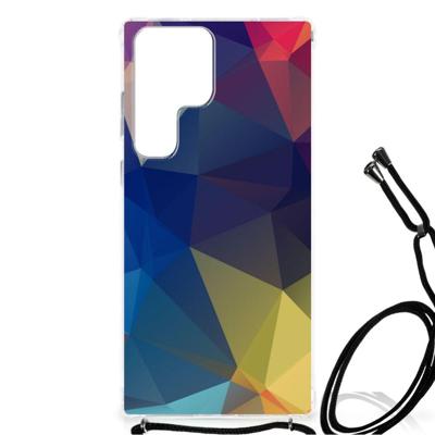 Samsung Galaxy S23 Ultra Shockproof Case Polygon Dark Samsung Galaxy S23 Ultra Shockproof Case Polygon Dark