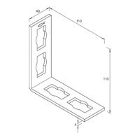 Fischer Verbindingselement Staal (verzinkt) 535267 25 stuk(s) - thumbnail