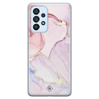 Samsung Galaxy A33 siliconen hoesje - Purple sky Samsung Galaxy A33 siliconen hoesje - Purple sky