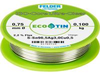 Felder ISO-Core Ultra Clear SAC305 Soldeertin Spoel Sn96,5Ag3Cu0,5 1 mm - thumbnail