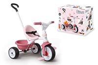 Smoby Baby Balade Driewieler met Fluisterbanden Roze/Wit - thumbnail