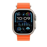 Apple Watch Band - Ocean Band Extension - 49 mm - Oranje - Eén maat voor de meeste polsen - thumbnail