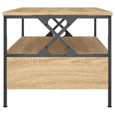 Salontafel 100x51x45 cm bewerkt hout sonoma eikenkleurig