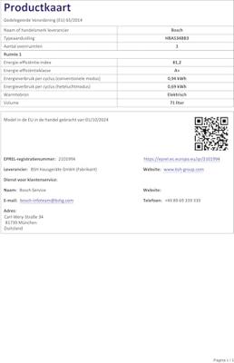 Bosch HBA534BB3 Bosch HBA534BB3