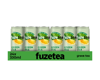 Fuze Tea green tea blik (24x 33cl)