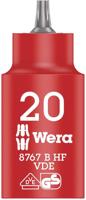 Wera 8767 B VDE HF TORX® Zyklop Bitdop, geïsoleerd, met 3/8"-aandrijving, met vasthoudfunctie, TX 20 x 55 mm - 05004920001 - thumbnail