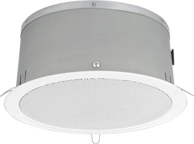 Monacor EDL-250C/WS PA-inbouwluidspreker 12 W 100 V Wit 1 stuk(s)