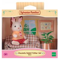 SYLVANIAN FAMILIES 5013 Papa Konijnchocolade en woonkamer - thumbnail