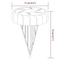 Grondlampen 12 st solar met grondpennen warmwit - thumbnail