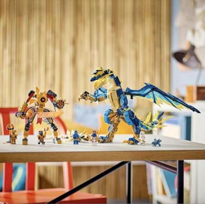 Lego Ninjago 71796 Elementdraak vs de Mecha van de Keizerin - thumbnail