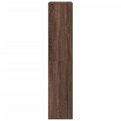 Boekenkast 100x33x155,5 cm bewerkt hout bruin eikenkleurig