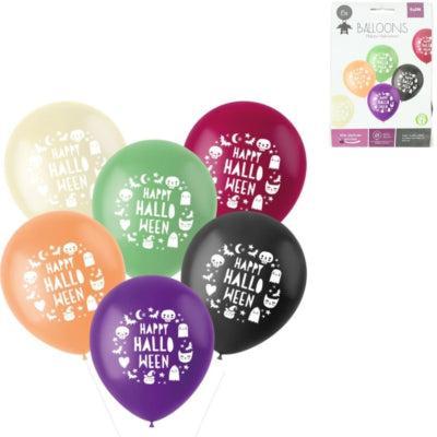Folat ballonnen happy halloween 33 cm 6 stuks | 24 stuks