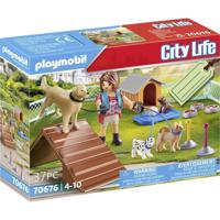 Playmobil city life cadeauset hondentrainster 70676 - thumbnail