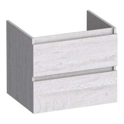 Brauer Joy - Onderkast - 60 cm - met 2 Softclose Lades Greeploos en 1 Sifon Uitsparing - Forest Seashell