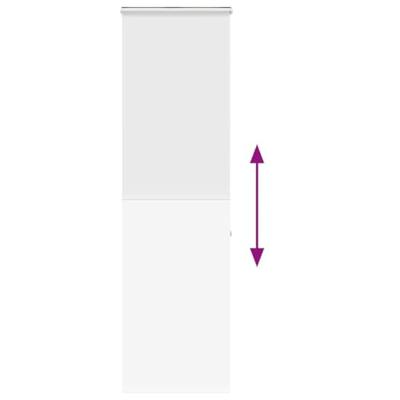 Doucherolgordijn met cassette 70x240 cm stofbreedte 66 cm