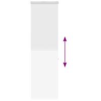 Doucherolgordijn met cassette 70x240 cm stofbreedte 66 cm - thumbnail