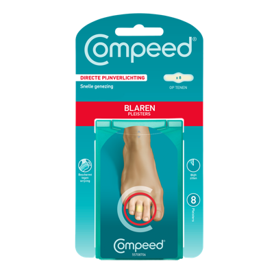 Compeed Compeed Blarenpleister Tenen 8 stuks