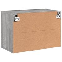 Tv-meubel wandgemonteerd 60x30x41 cm grijs sonoma eikenkleurig - thumbnail