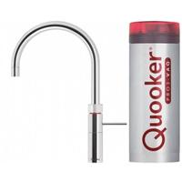 Quooker Fusion round met PRO3 boiler 3-in-1 kokend water kraan Chroom - thumbnail