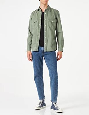 Garage T-Shirt Regular Fit V-Neck Black Two Pack ( 0104)