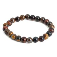 Edelsteen Armband Tijgeroog Tijgerijzer Multi (8 mm Kralen) - thumbnail