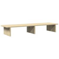 VidaXL Monitorstandaard 100x27x15 cm bewerkt hout sonoma eikenkleurig - thumbnail