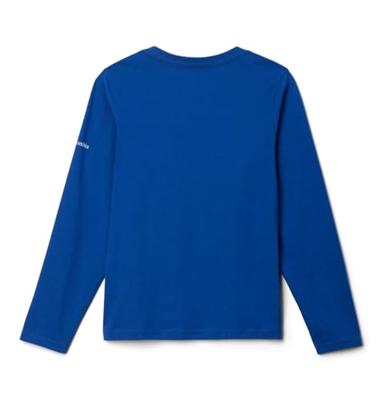 Columbia Dobson Pass™ LS Graphic T-Shirt Kinderen Collegiate Navy S Columbia Dobson Pass™ LS Graphic T-Shirt Kinderen Collegiate Navy S