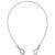EUROLITE Steel Rope 1000x6mm silver with Thimble
