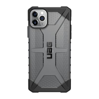 UAG Rugged Case for iPhone 11 Pro Max [6.5-inch screen] - Plasma Ash - Achterzijde behuizing voor mobiele telefoon - robuust - polycarbonaat, thermoplastic polyurethaan (TPU) - asgrijs - voor Apple iPhone 11 Pro Max