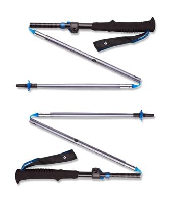 Black diamond Distance FLZ Wandelstokken Pewter 140 cm