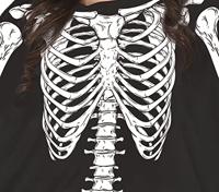 Skelet Poncho met Capuchon - thumbnail