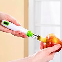 Metaltex Mrs Apple Appelboor Wit/Groen/RVS - thumbnail