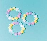 Amscan INT390300 Roze, Paars, Turkoois, Wit, Geel Kunststof - thumbnail