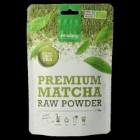 Purasana Matcha premium poeder vegan bio 75 Gram - thumbnail
