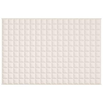 Verzwaringsdeken 122x183 cm 9 kg stof lichtcrmekleurig Verzwaringsdeken 122x183 cm 9 kg stof lichtcrmekleurig