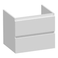 Brauer Joy - Onderkast - 60 cm - met 2 Softclose Lades Greeploos en 1 Sifon Uitsparing - Mat Wit - thumbnail