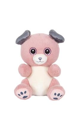 Pluche speelgoed - SPOT Cutydoos Hond Pluche Speelgoed in poederroze en grijs - 23 cm