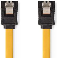 Nedis SATA kabel 6Gb/s 7 pins female - 7 pins female 0,5m geel - thumbnail